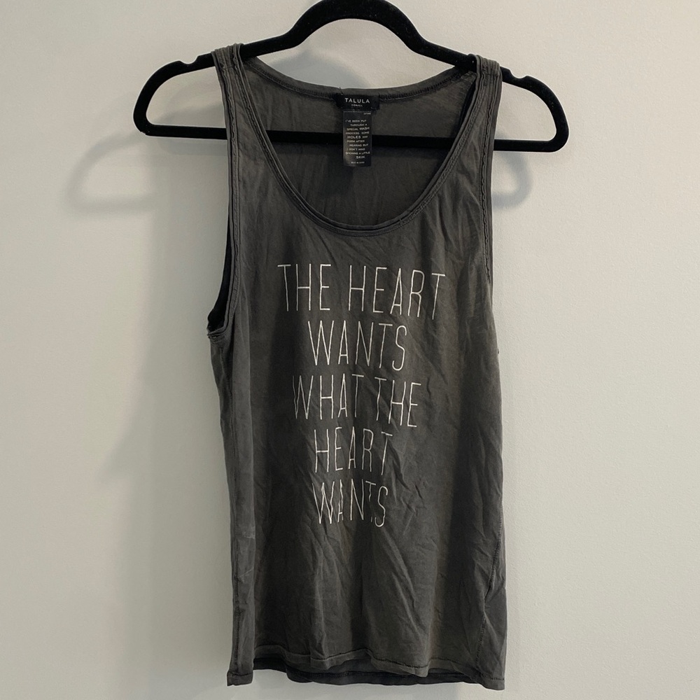 Talula - XS - The Heart Want What The Heart Wants